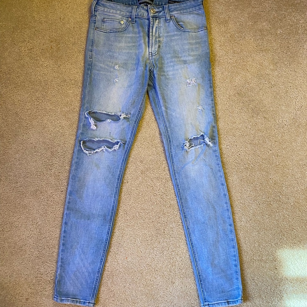 Men’s Pacsun Ripped Painter Skinny Jeans - 30” x 30”